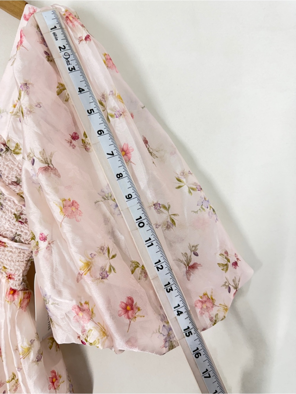 Worth Collective Womens Harlow Maxi Dress Tiny Pink Floral Large Bump Friendly L - Picture 9 of 11